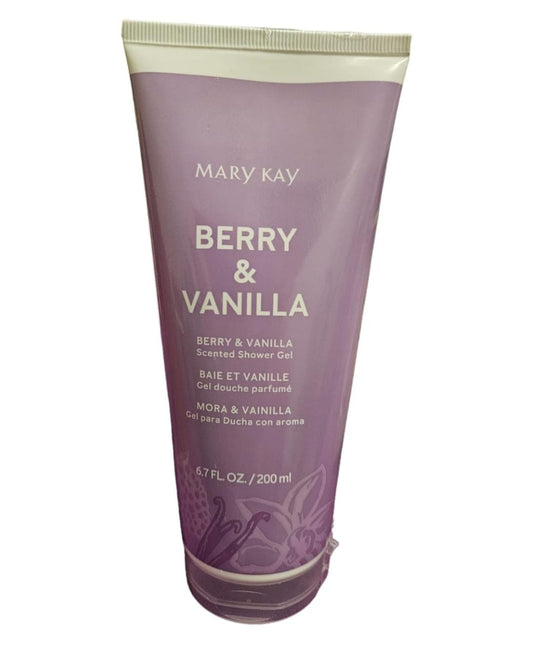 Berry & Vanilla scented shower gel